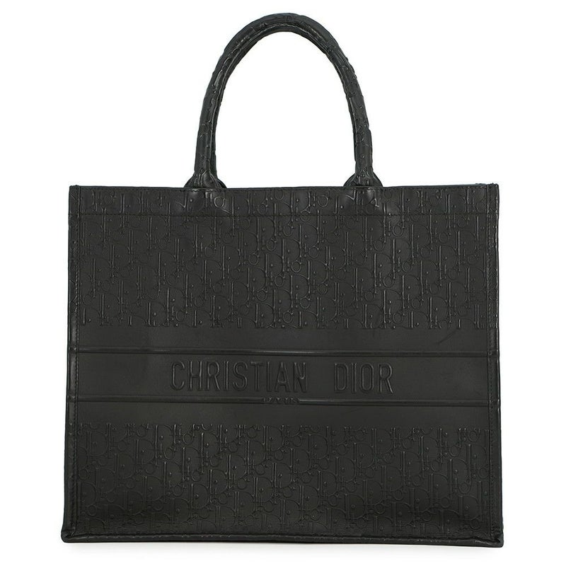 ディオール トートバッグ ブックトート オブリーク ラージ カーフレザー M1286ZWSO トロッター 黒