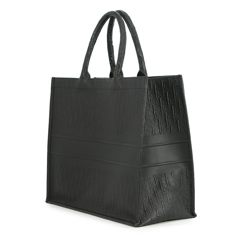ディオール トートバッグ ブックトート オブリーク ラージ カーフレザー M1286ZWSO トロッター 黒