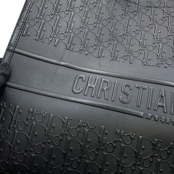 ディオール トートバッグ ブックトート オブリーク ラージ カーフレザー M1286ZWSO トロッター 黒