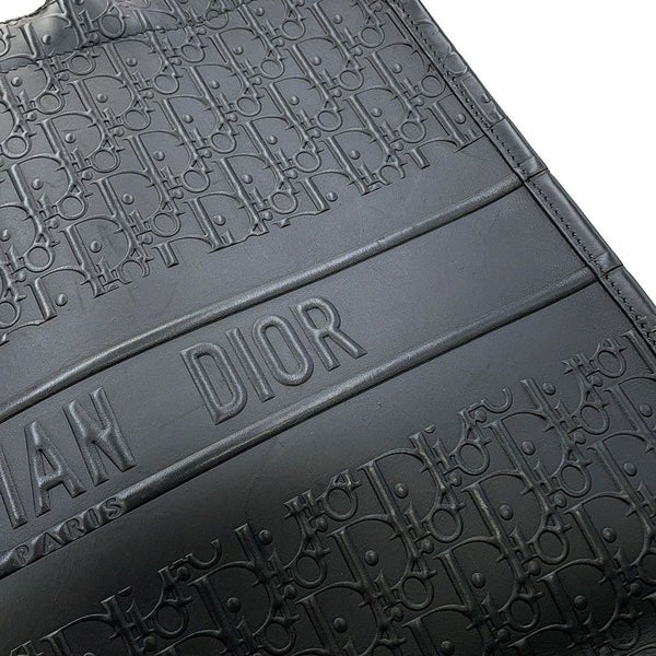ディオール トートバッグ ブックトート オブリーク ラージ カーフレザー M1286ZWSO トロッター 黒