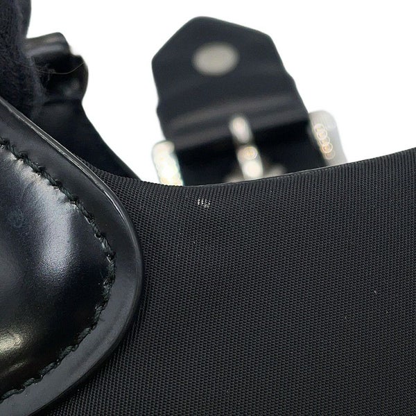 プラダ ハンドバッグ Re-Nylon Re-Edition 2002 ムーン ナイロン レザー 1BA381 PRADA 2way 黒