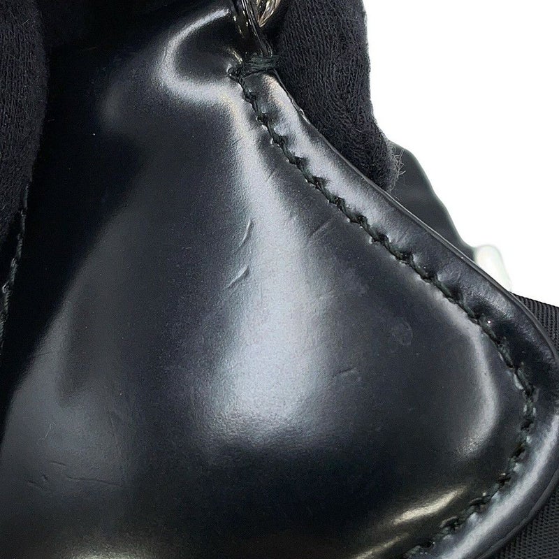 プラダ ハンドバッグ Re-Nylon Re-Edition 2002 ムーン ナイロン レザー 1BA381 PRADA 2way 黒