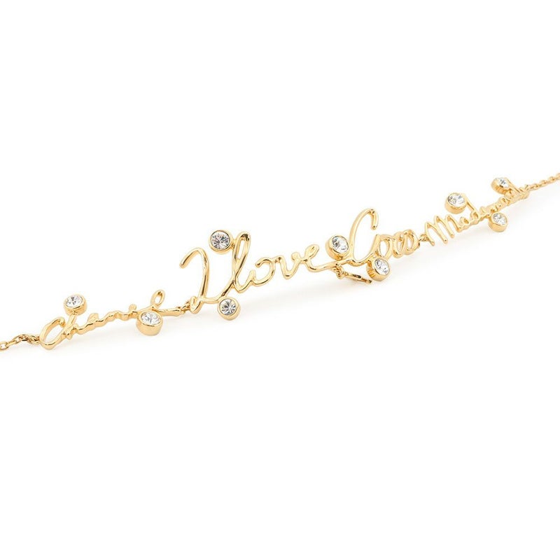 シャネル チョーカー I LOVE COCO ラインストーン I24S ABD427 CHANEL ネックレス アクセサリー