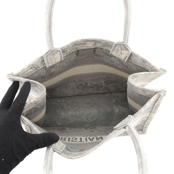 クリスチャン・ディオール トートバッグ ブックトート トワルドゥジュイ リバース エンブロイダリー ミディアム M1296ZRGO