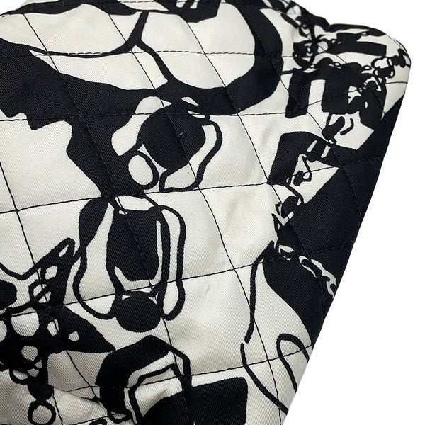 シャネル チェーンショルダーバッグ マトラッセ ココマーク ディアココ ミニ ナイロン AS3004 CAHNEL 黒 白 2way