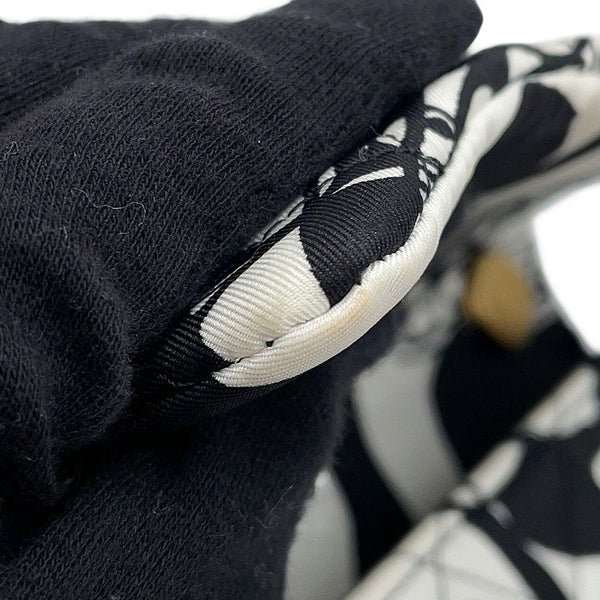 シャネル チェーンショルダーバッグ マトラッセ ココマーク ディアココ ミニ ナイロン AS3004 CAHNEL 黒 白 2way