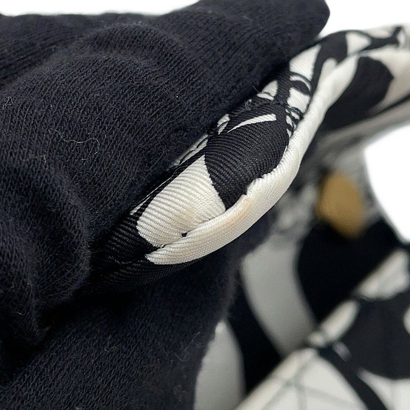 シャネル チェーンショルダーバッグ マトラッセ ココマーク ディアココ ミニ ナイロン AS3004 CAHNEL 黒 白 2way