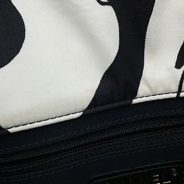 シャネル チェーンショルダーバッグ マトラッセ ココマーク ディアココ ミニ ナイロン AS3004 CAHNEL 黒 白 2way