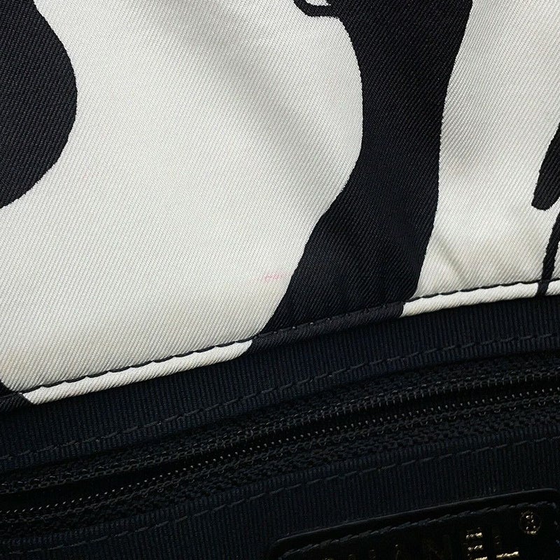 シャネル チェーンショルダーバッグ マトラッセ ココマーク ディアココ ミニ ナイロン AS3004 CAHNEL 黒 白 2way