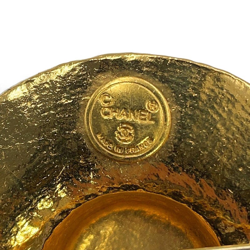 シャネル ブローチ 麦わら帽子モチーフ メタル CHANEL アクセサリー