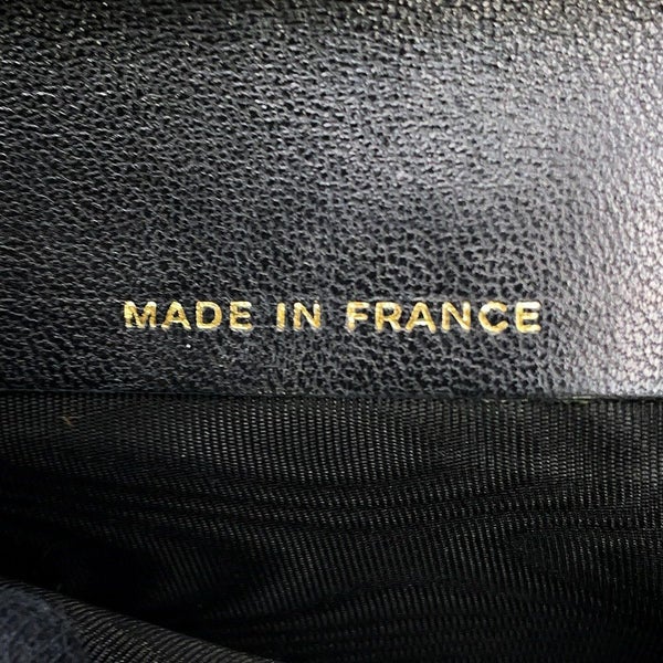 シャネル 長財布 ココマーク がま口 ロングウォレット キャビアスキン CHANEL 黒