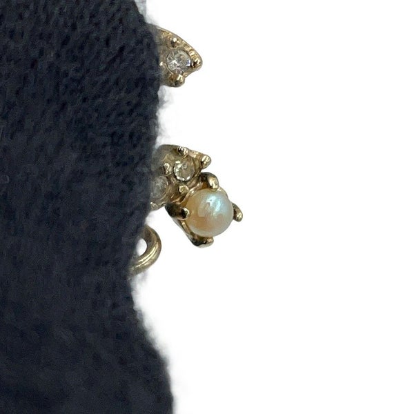 シャネル ネックレス ココマーク フェイクパール ラインストーン 10A CHANEL アクセサリー