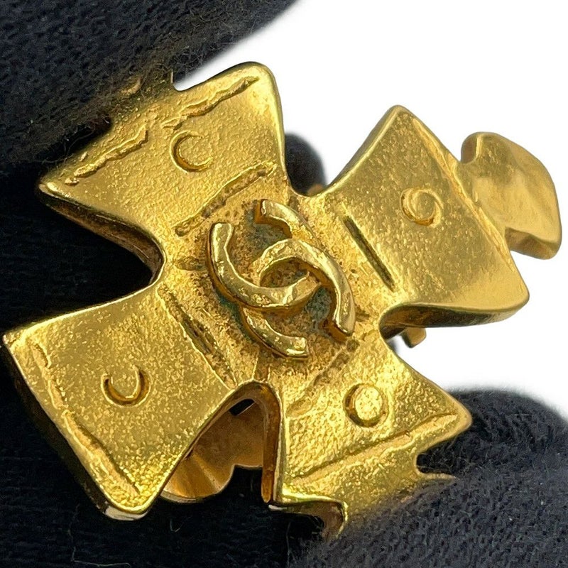 シャネル イヤリング ココマーク クロス メタル 94P CHANEL アクセサリー