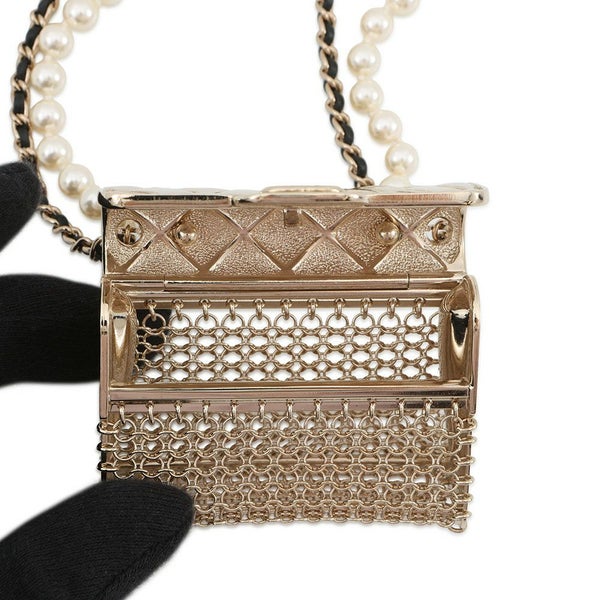 シャネル ネックレス ココマーク マトラッセバッグモチーフ フェイクパール B21S AB6135 CHANEL アクセサリー