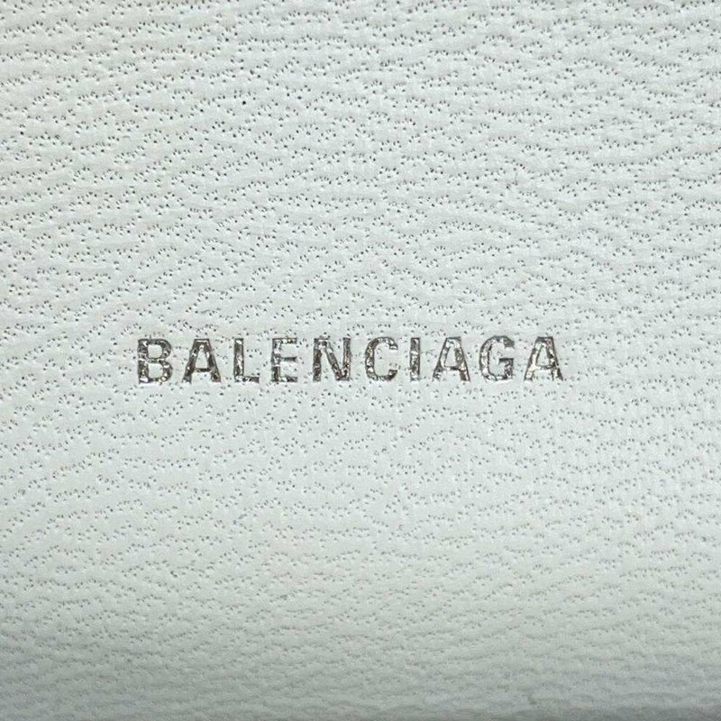 バレンシアガ チェーンショルダーバッグ エブリデイ レザー 593785 BALENCIAGA ポシェット 白