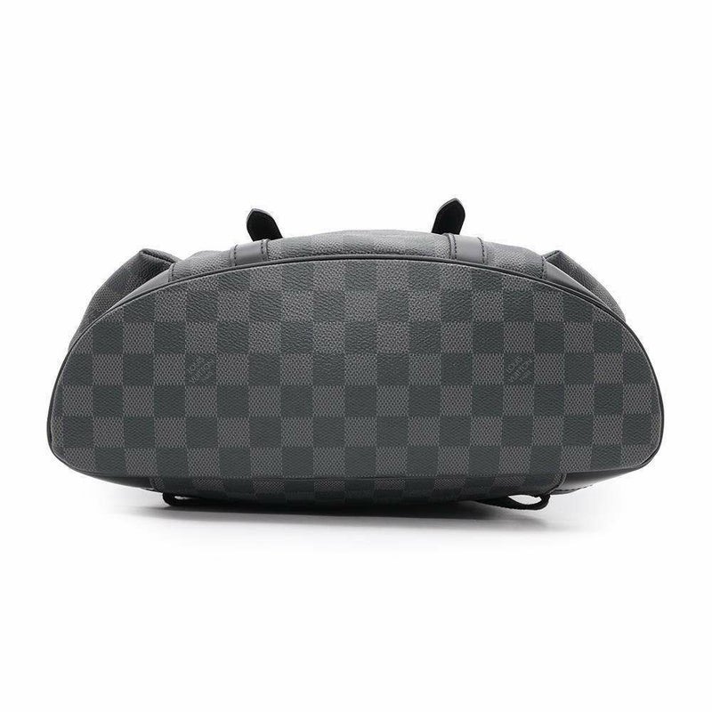 ルイヴィトン リュックサック ダミエ・グラフィット クリストファーMM N41379 LOUIS VUITTON バックパック 黒 ブラック