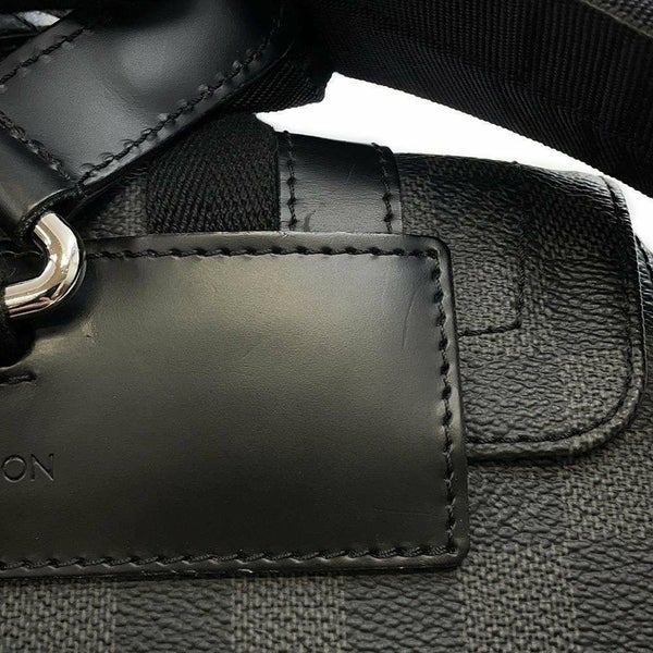 ルイヴィトン リュックサック ダミエ・グラフィット クリストファーMM N41379 LOUIS VUITTON バックパック 黒 ブラック