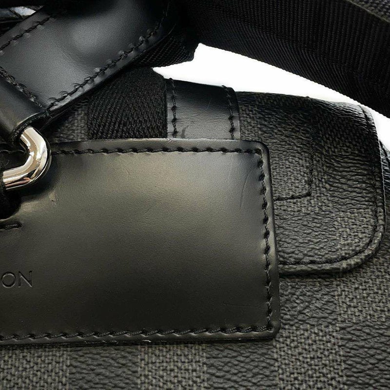 ルイヴィトン リュックサック ダミエ・グラフィット クリストファーMM N41379 LOUIS VUITTON バックパック 黒 ブラック