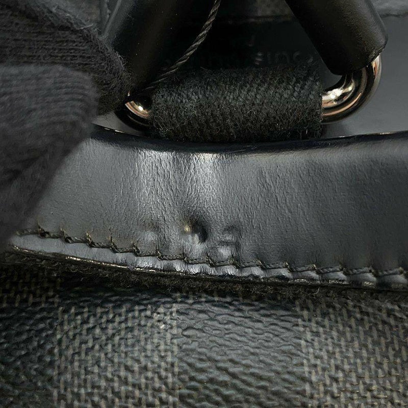 ルイヴィトン リュックサック ダミエ・グラフィット クリストファーMM N41379 LOUIS VUITTON バックパック 黒 ブラック