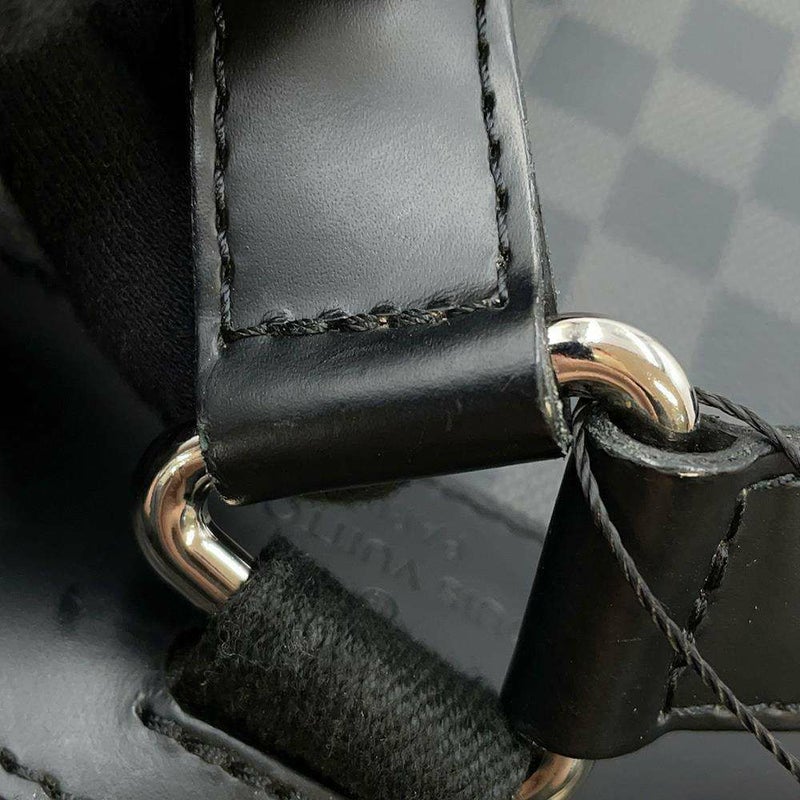 ルイヴィトン リュックサック ダミエ・グラフィット クリストファーMM N41379 LOUIS VUITTON バックパック 黒 ブラック