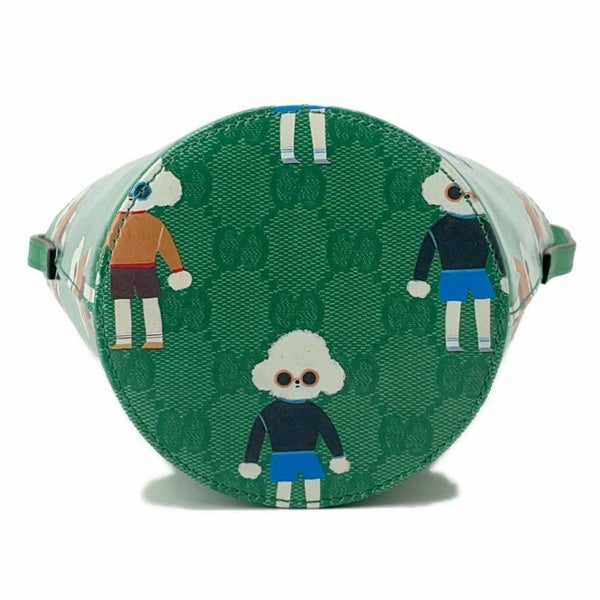 グッチ ハンドバッグ チルドレンズ キム・スンヨン GG クリスタル バケットバッグ キャンバス レザー752356 GUCCI ドッグ