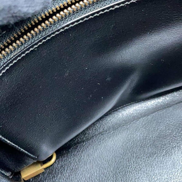 エルメス ハンドバッグ ケリー32 内縫い ブラック/ゴールド金具 アルデンヌ T刻印 2wayショルダー 黒