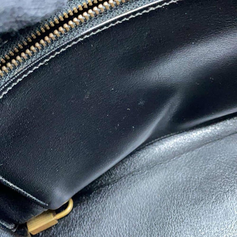 エルメス ハンドバッグ ケリー32 内縫い ブラック/ゴールド金具 アルデンヌ T刻印 2wayショルダー 黒