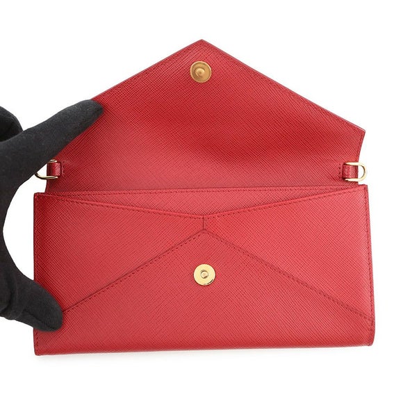 プラダ チェーンウォレット サフィアーノ レザー 1DH057 PRADA 財布