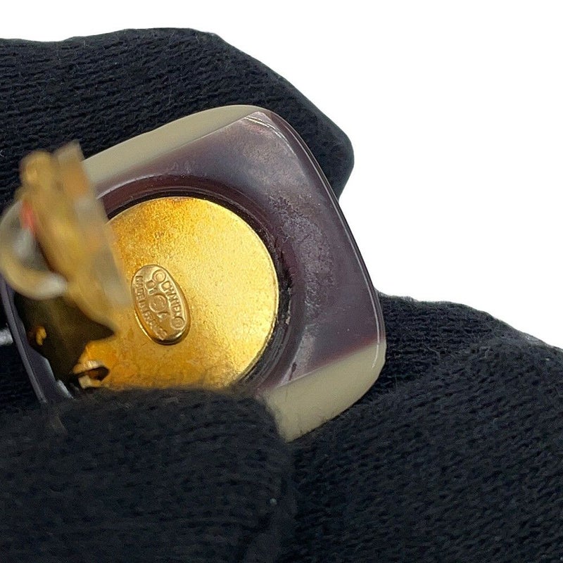 シャネル イヤリング ココマーク スクエア プラスチック メタル 01A CHANEL アクセサリー