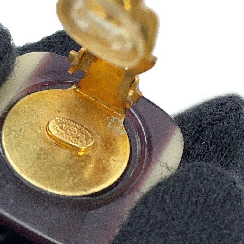 シャネル イヤリング ココマーク スクエア プラスチック メタル 01A CHANEL アクセサリー