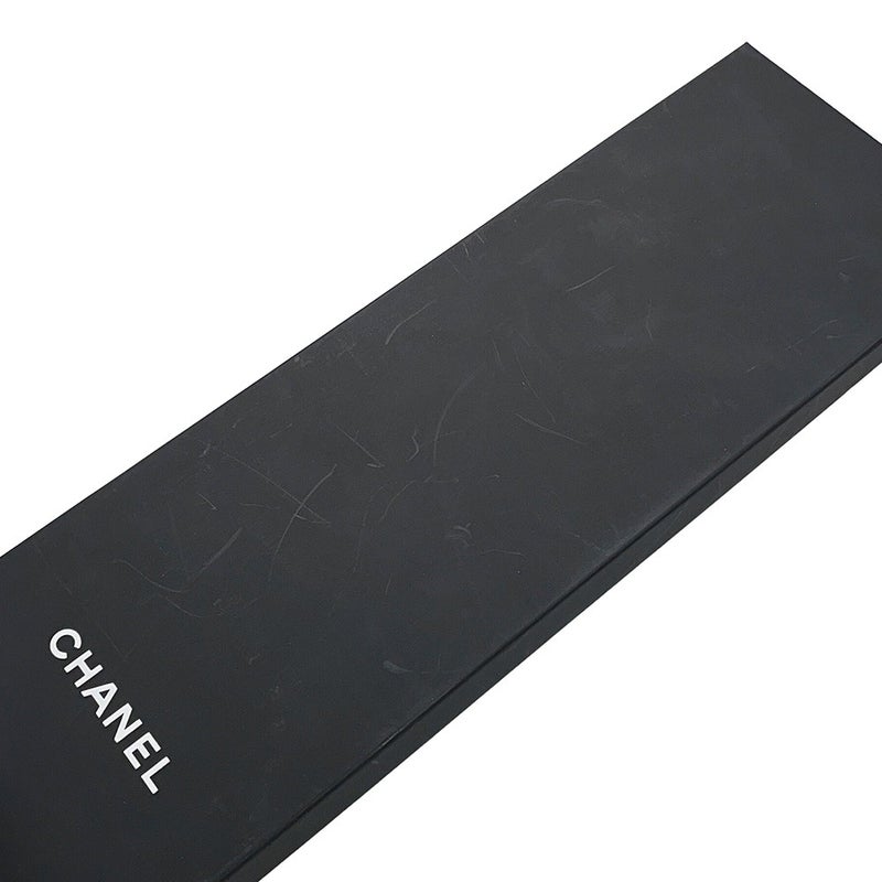 シャネル スカーフ ココマーク 総柄 ドット シルク CHANEL 黒