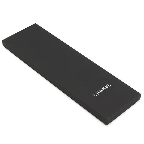 シャネル スカーフ ココマーク 総柄 ドット シルク CHANEL 黒