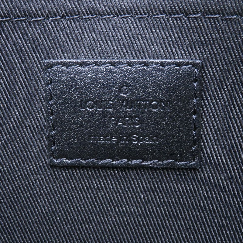 ルイヴィトン クラッチバッグ モノグラム・マカサー ポシェット・トゥ・ゴー M82079 LOUIS VUITTON ヴィトン バッグ 黒 ブラック