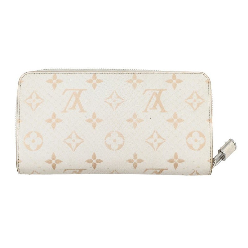 ルイヴィトン 長財布 モノグラム/パイソン ジッピーウォレット N97773 LOUIS VUITTON 財布 白