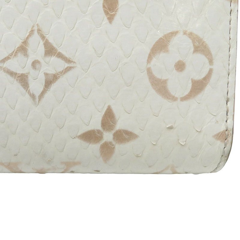 ルイヴィトン 長財布 モノグラム/パイソン ジッピーウォレット N97773 LOUIS VUITTON 財布 白