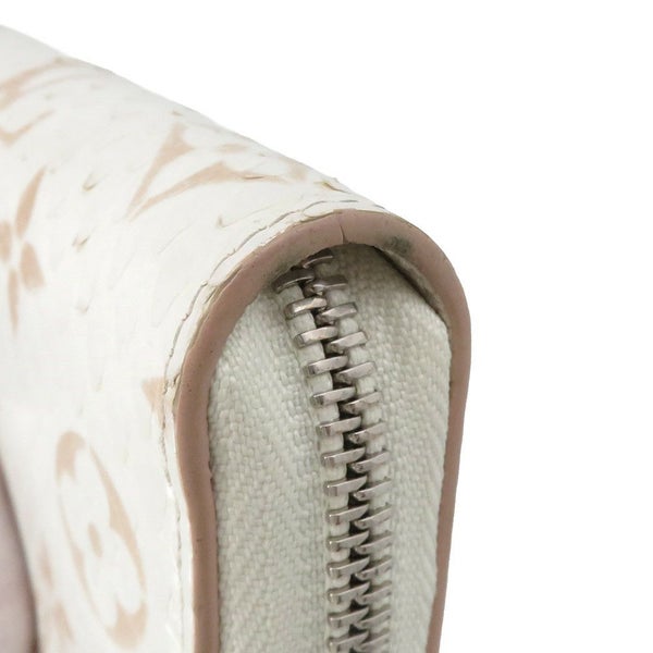 ルイヴィトン 長財布 モノグラム/パイソン ジッピーウォレット N97773 LOUIS VUITTON 財布 白