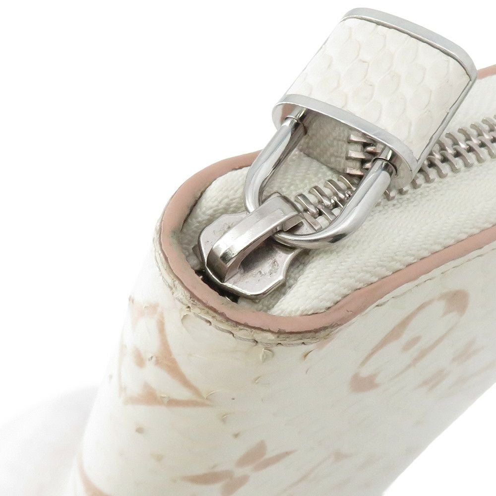 LOUIS VUITTON モノグラム 長財布 グラフィティ  白 明日着 限定色♪ レザー製 モノグラムシャドウ LV 長財布 ZIPPY (Louis