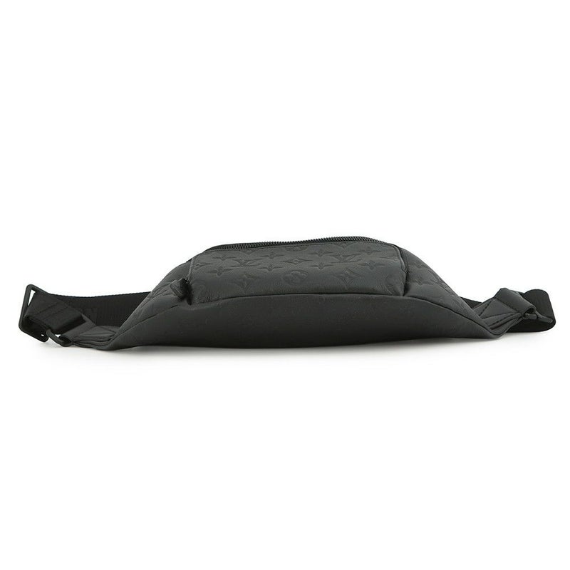 ルイヴィトン ボディバッグ モノグラム・シャドウ ラッシュ・バムバッグ M47058 ウエストバッグ 黒 ブラック