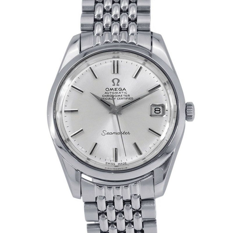 オメガ シーマスター クロノメーター OMEGA 腕時計 シルバー文字盤