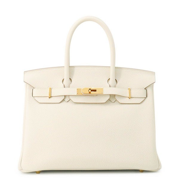 エルメス バーキン30 クレ/ゴールド金具 トゴ W刻印 HERMES Birkin ハンドバッグ