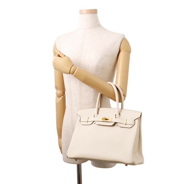 エルメス バーキン30 クレ/ゴールド金具 トゴ W刻印 HERMES Birkin ハンドバッグ