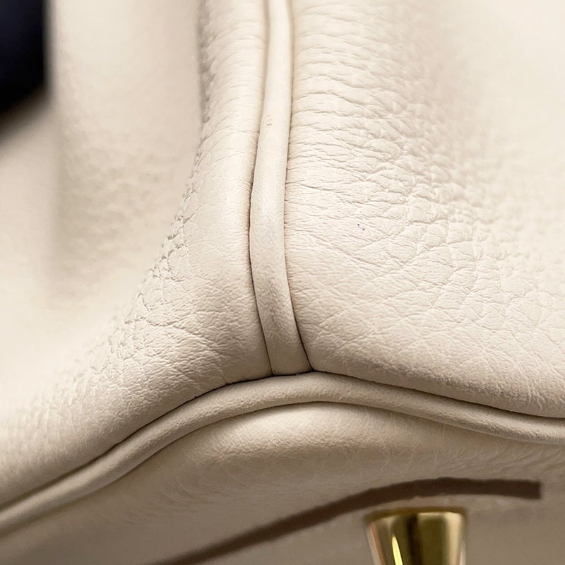 エルメス バーキン30 クレ/ゴールド金具 トゴ W刻印 HERMES Birkin ハンドバッグ