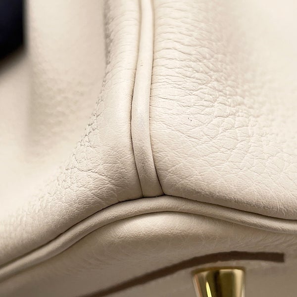エルメス バーキン30 クレ/ゴールド金具 トゴ W刻印 HERMES Birkin ハンドバッグ