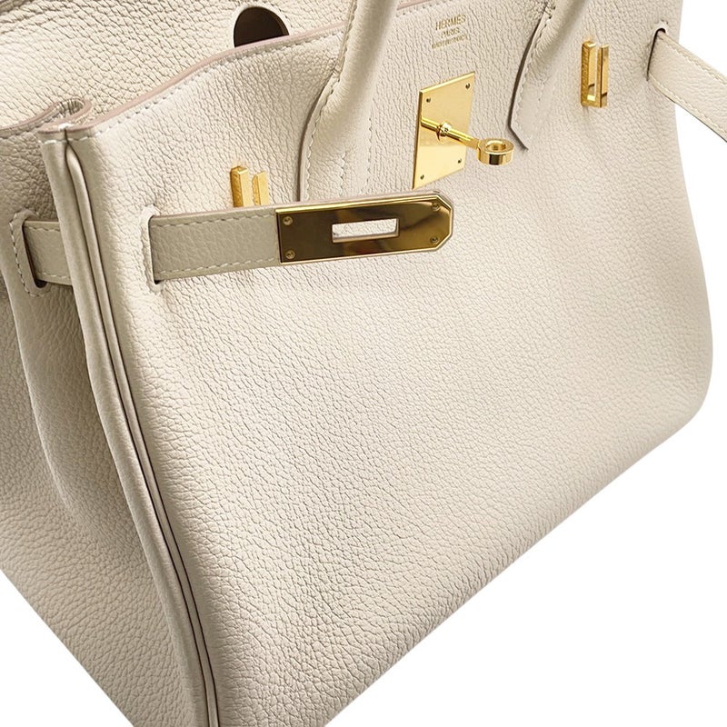 エルメス バーキン30 クレ/ゴールド金具 トゴ W刻印 HERMES Birkin ハンドバッグ