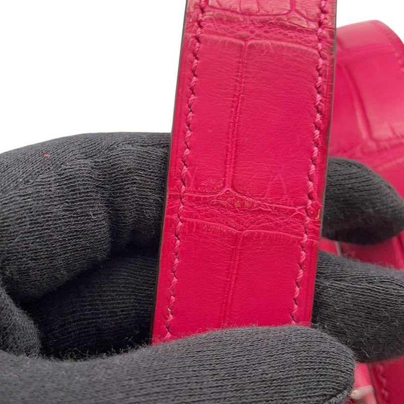 エルメス ピコタンロックPM タッチ フランボワーズ/シルバー金具 トリヨンクレマンス/アリゲーターマット Z刻印