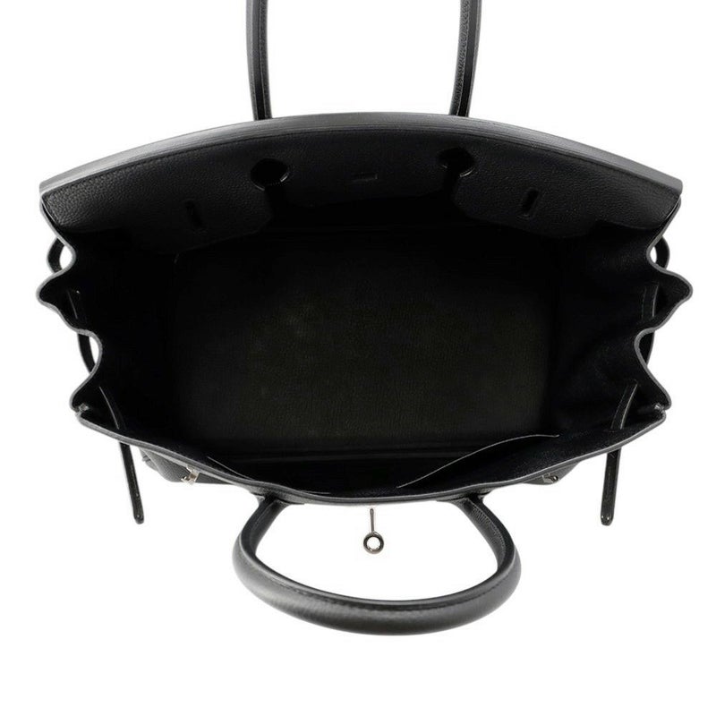 エルメス バーキン35 ブラック/シルバー金具 トゴ C刻印 HERMES Birkin ハンドバッグ 黒