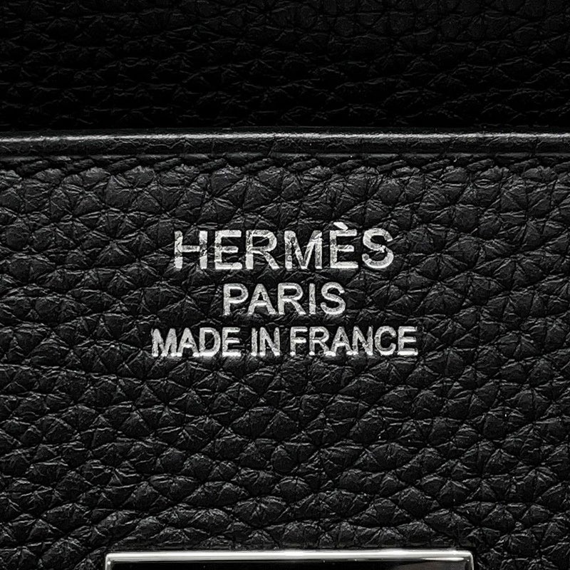 エルメス バーキン35 ブラック/シルバー金具 トゴ C刻印 HERMES Birkin ハンドバッグ 黒