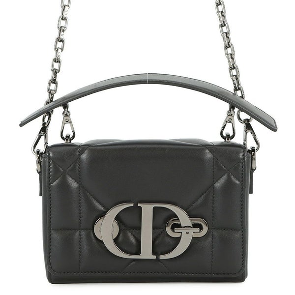 クリスチャン・ディオール ハンドバッグ マキシカナージュ 30 Montaigne モンテーニュ M9218BNNA 2way 黒