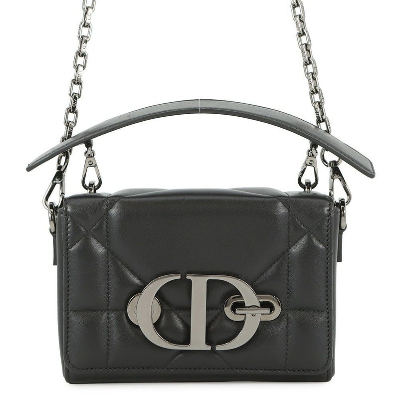 クリスチャン・ディオール ハンドバッグ マキシカナージュ 30 Montaigne モンテーニュ M9218BNNA 2way 黒