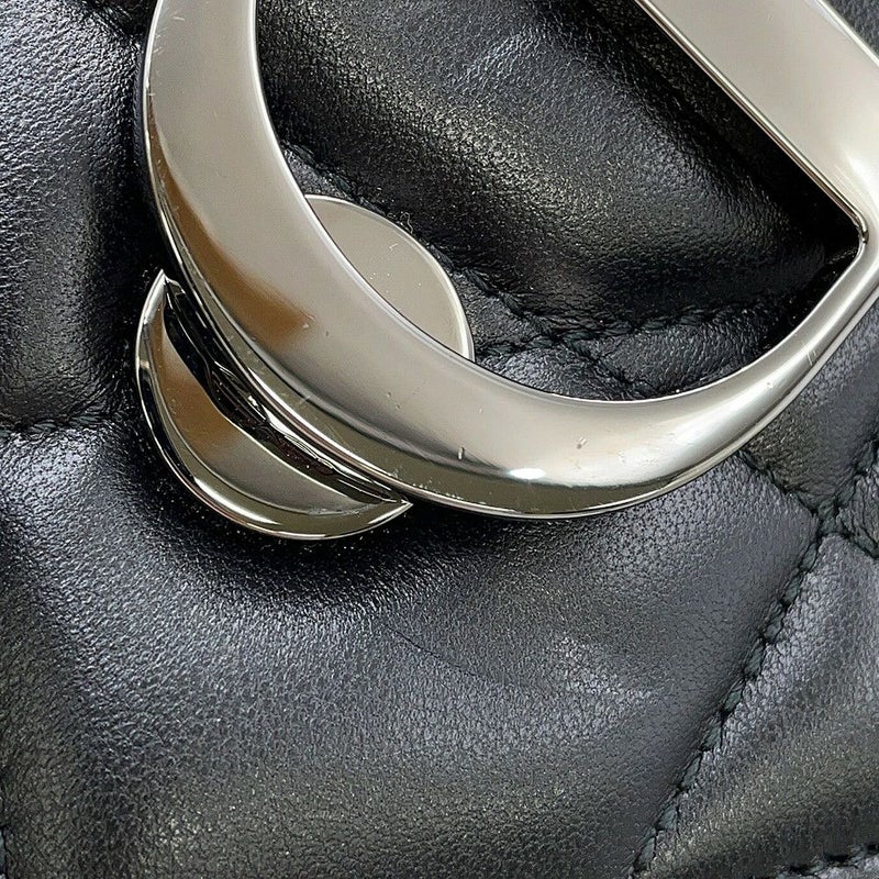 クリスチャン・ディオール ハンドバッグ マキシカナージュ 30 Montaigne モンテーニュ M9218BNNA 2way 黒